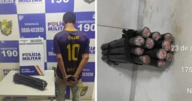 Furto em obra do Hospital Regional de Confresa termina com suspeito detido