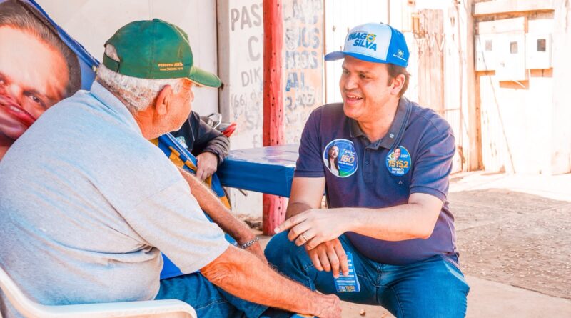 Thiago Silva percorre comércio, ouve população e apresenta propostas para Mato Grosso