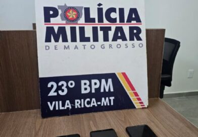 Celulares com suposto material pornográfico infantil levam três homens para a prisão erm Vila Rica (MT)