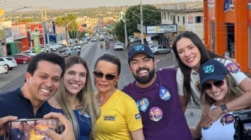 Janaina e Virgínia deixam rivalidade de lado e fazem carreata juntas em Barra